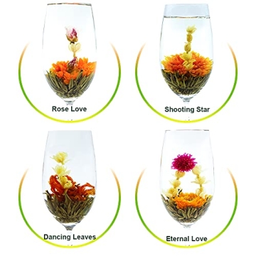 Blooming Tea Flowers - 12pcs Premium Floral Tea Collection