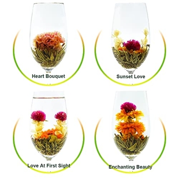 Blooming Tea Flowers - 12pcs Premium Floral Tea Collection