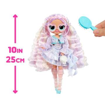 LOL Surprise OMG Pearla Fashion Doll with 15 Surprises Including Mermaid Themed Fashions and Accessories – Great Gift for Kids Ages 4+