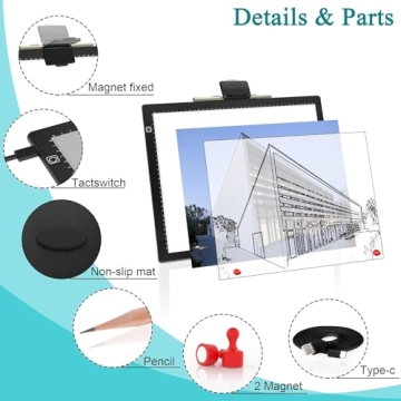 A3 Light Board - Dimmable LED Copy Board for Artists