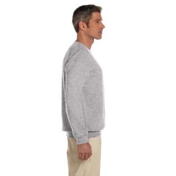 Hanes Men's Ultimate Sweatshirt, Heavyweight Fleece Sweatshirt, Crewneck Pullover for Men