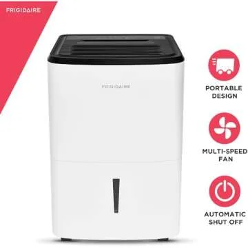 Frigidaire 50-Pint Portable Dehumidifier for Home Control