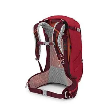 Osprey Stratos 34L Men's Hiking Backpack Poinsettia Red