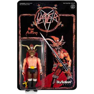Slayer Show No Mercy Minotaur SUPER7 Reaction Action Figure - A Must-Have for Fans!