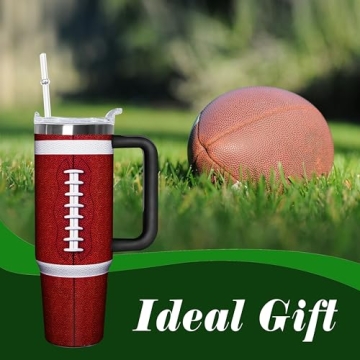 Hpytmbernb 30 oz Football Tumbler - Perfect for Fans!