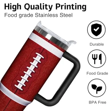 Hpytmbernb 30 oz Football Tumbler - Perfect for Fans!