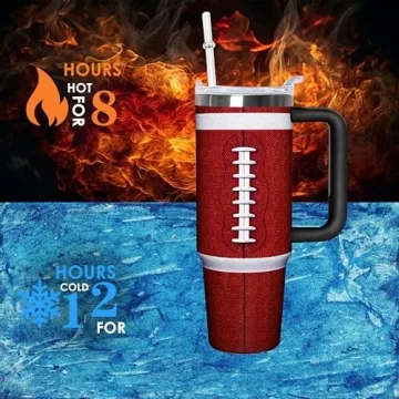 Hpytmbernb 30 oz Football Tumbler - Perfect for Fans!
