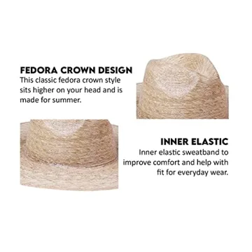 Lack of Color Women's Palma Wide Fedora for Summer Style