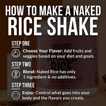 Naked Rice 1Lb Organic Brown Rice Protein Powder