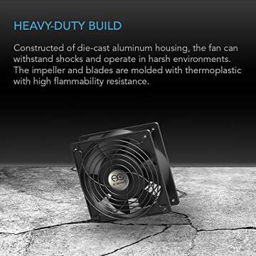 AC Infinity Muffin Fan 120V High Speed for Cooling Projects