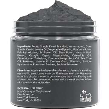 Dead Sea Mud Mask for Acne Treatment and Skin Care