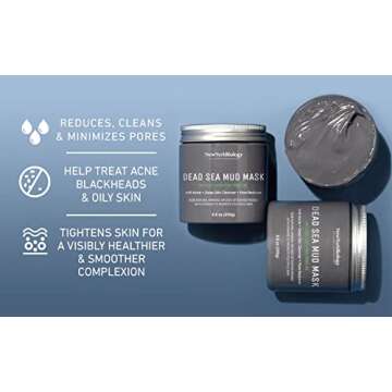 Dead Sea Mud Mask for Acne Treatment and Skin Care