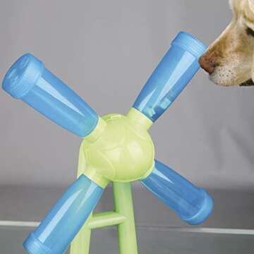 TRIXIE Windmill Strategy Game, Beginner Dog Puzzle Toy, Level 1 Activity, Treat Puzzle, Interactive Play, Dog Enrichment