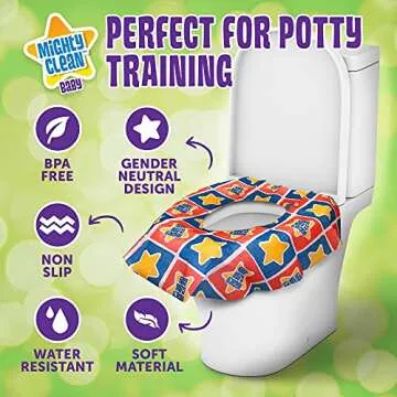 Toilet Seat Covers Disposable Waterproof for Kids and Adults