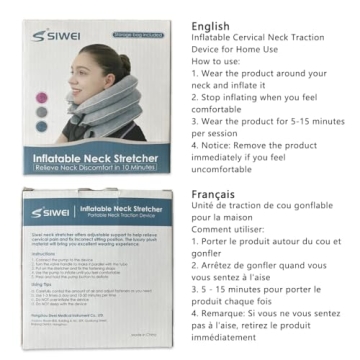 S Cervical Neck Traction Device - Inflatable Neck Support