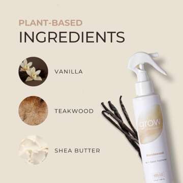 Plant-Based Grow Fragrance Air Freshener Spray - Blondewood