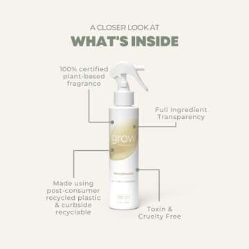 Plant-Based Grow Fragrance Air Freshener Spray - Blondewood