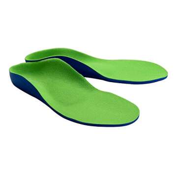 Orthotic Inserts for Kids - Childrens Flat Feet and Arch Support Insoles (22cm Big Kids 2.5-4)