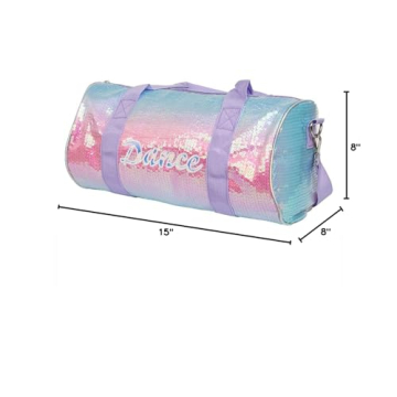 Just For Kix Dance Sequin Multicolor Duffle Bag