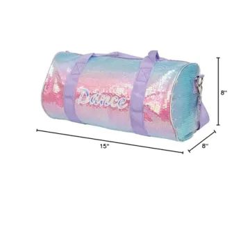 Just For Kix Dance Sequin Multicolor Duffle Bag