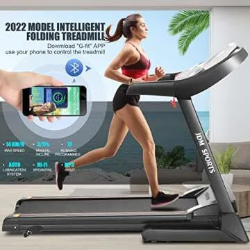 High-Quality ANCHEER Treadmill with APP Control for Home Use