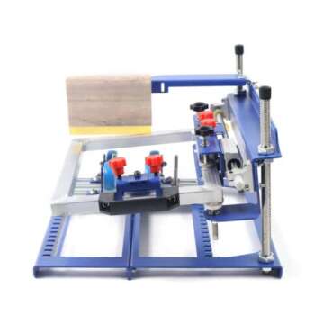 BJTDLLX Curved Screen Printing Machine, Manual Cylinder Press Curved Screen Printer fit for Bottle Tube Pen Rod, for Cylindrical & Conical Products with a Diameter of Less Than 170 mm