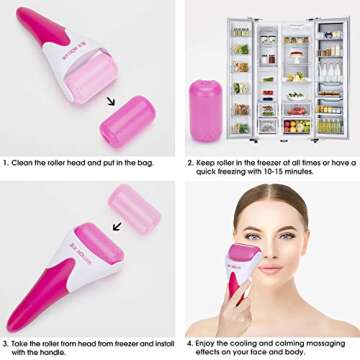 LKSDJGOH Ice Roller for Face and Eye Puffiness Relief