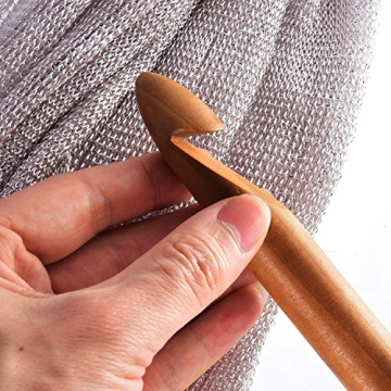 25/20/15mm Beach Wood Crochet Hooks for All Crafters