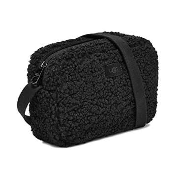 UGG Women's Janey II Sherpa Handbag - Black, Versatile Crossbody Fashion