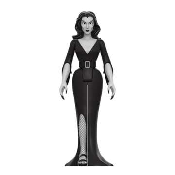 Super7 Vampira Plan 9 from Outer Space Grayscale - 3.75" Vampira Action Figure Classic Horror Movie ...