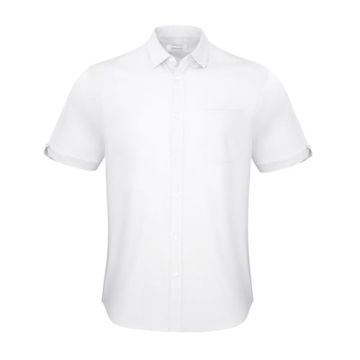 JEKAOYI Short Sleeve Linen Shirt for Stylish Summer Wear