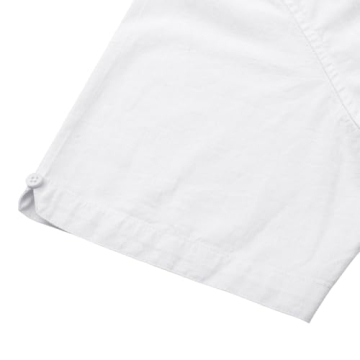 JEKAOYI Short Sleeve Linen Shirt for Stylish Summer Wear