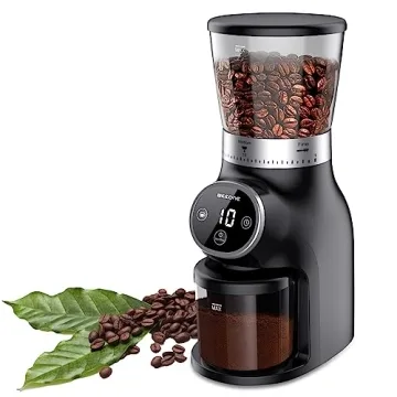 BEEONE Burr Coffee Grinder - Digital Control, 31 Settings, Perfect for Espresso