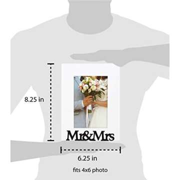 Mr & Mrs Picture Frame | Elegant Gift for Newlyweds