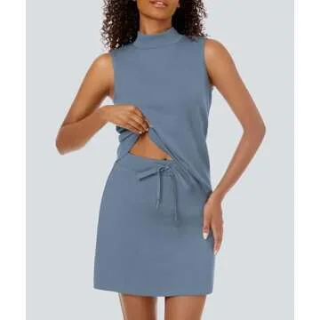 Casly Lamiit Two Piece Summer Skort Set for Women