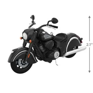 Hallmark Indian Motorcycle Chief Dark Horse Ornament 2024