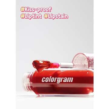 COLORGRAM Thunderbolt Tint Lacquer 04 Daily Tok | Highly Pigmented, Long Lasting, Moisturizing Lip Stain, Buildable and Blendable Lip Tint (0.2 fl.oz)