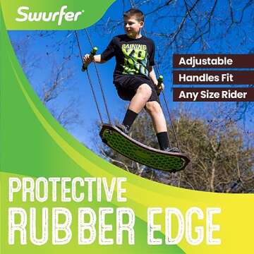 Swurfer Stand Up Tree Swing for Fun Outdoor Play