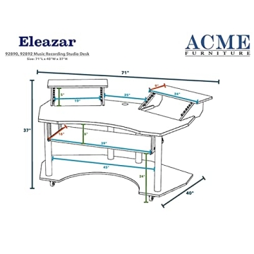 Acme Eleazar Studio Desk: Quality, Style & Functionality