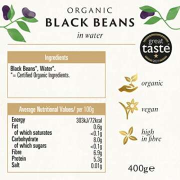 Biona Organic - Canned Black Beans - 400g