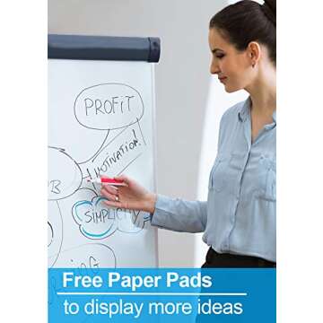 DexBoard Versatile Adjustable Dry Erase Easel for All Ages