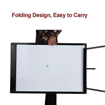 DexBoard Versatile Adjustable Dry Erase Easel for All Ages
