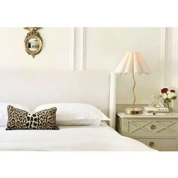 EOEYYOYB Table Lamps for Bedroom Modern Single Table Lamp for Night Stands Beside Lamps Living Room End Table Lamp (Gold)