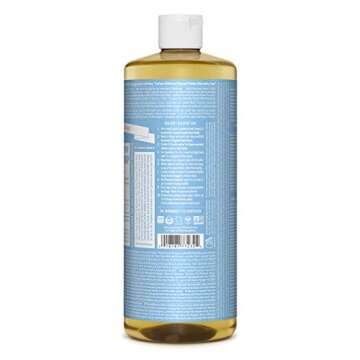 Dr. Bronner's - Pure-Castile Liquid Soap (Baby Unscented, 32 ounce) - Made with Organic Oils, 18-in-...