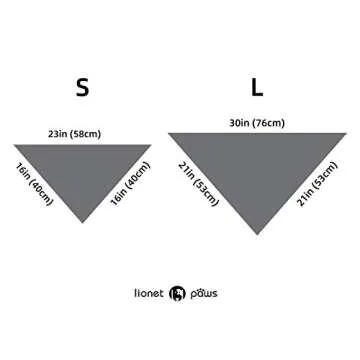 LIONET PAWS Patriotic Dog Bandana for Summer Celebrations