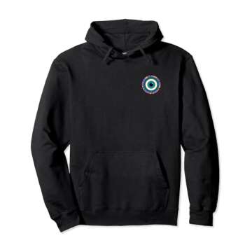 Protect Your Energy Evil Eye Pullover Hoodie - Stylish Comfort & Positive Vibes