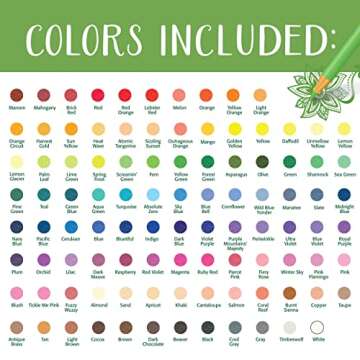 Crayola Adult Colored Pencil Set (100ct), Premium Coloring Pencils For Adult Coloring Books, Gifts for Teens & Adults, 12+