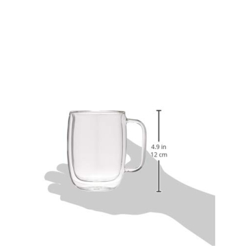 ZWILLING Glass Latte Mug Set - 15oz, 2 Pack