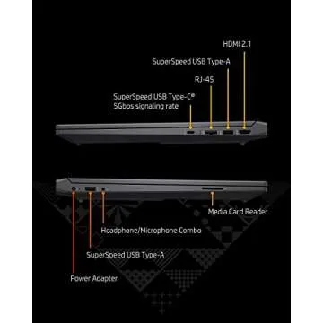 HP 2022 Victus 15.6'' FHD IPS 144Hz Gaming Laptop, 8-Core AMD Ryzen 7 5800H (Upto 4.4GHz), NVIDIA GeForce RTX 3050 Ti, 32GB RAM, 2TB PCIe SSD, HD Webcam, WiFi 6, Win 11+MarxsolCable Mica Silver