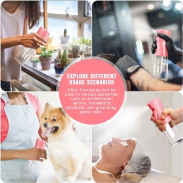 Milukon Fine Mist Spray Bottle for Hair and Plants